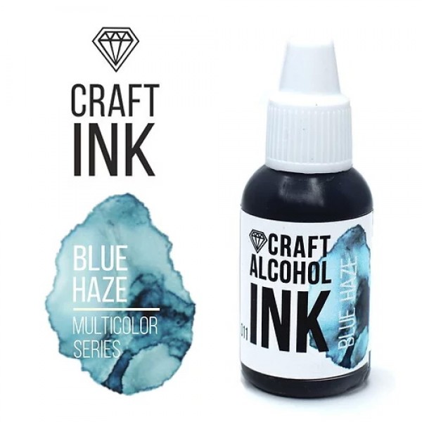 Алкогольные чернила Craft Alcohol INK,  Blue Haze ( Голубая дымка) (20мл)